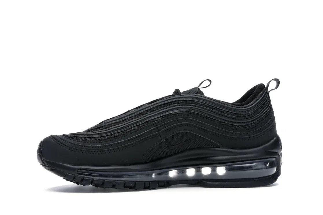 Детские кроссовки Lifestyle с полной амортизацией Nike Air Max 97, Black/Black-Black — фото 3