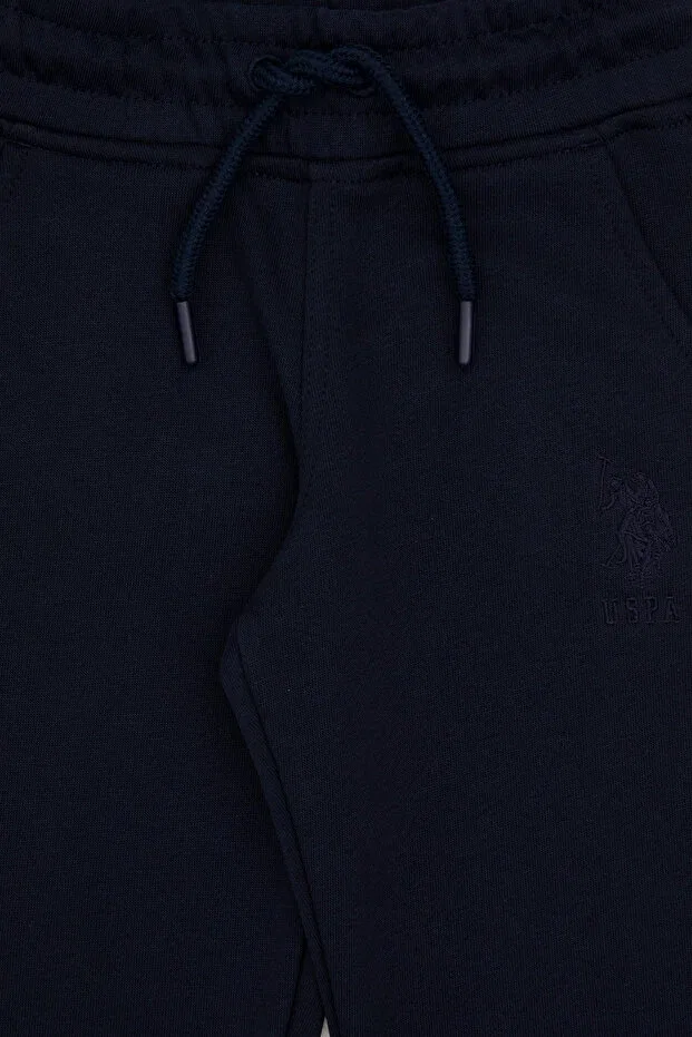 Детские спортивные штаны для мальчиков с принтом U.S. Polo Assn., Navy Blue — фото 4