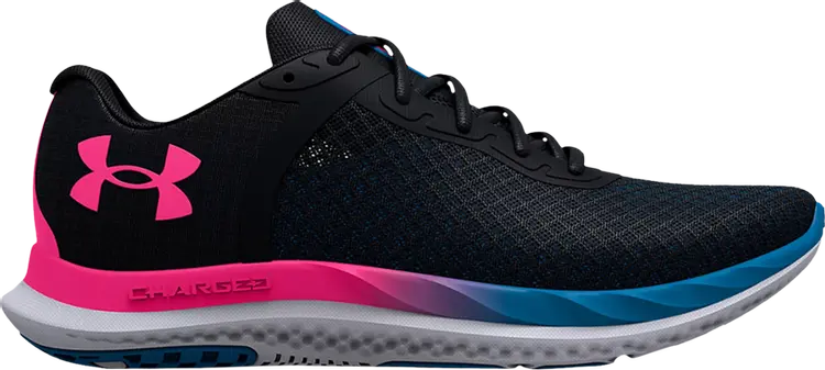 

Кроссовки Under Armour Wmns Charged Breeze Black Electro Pink, черный