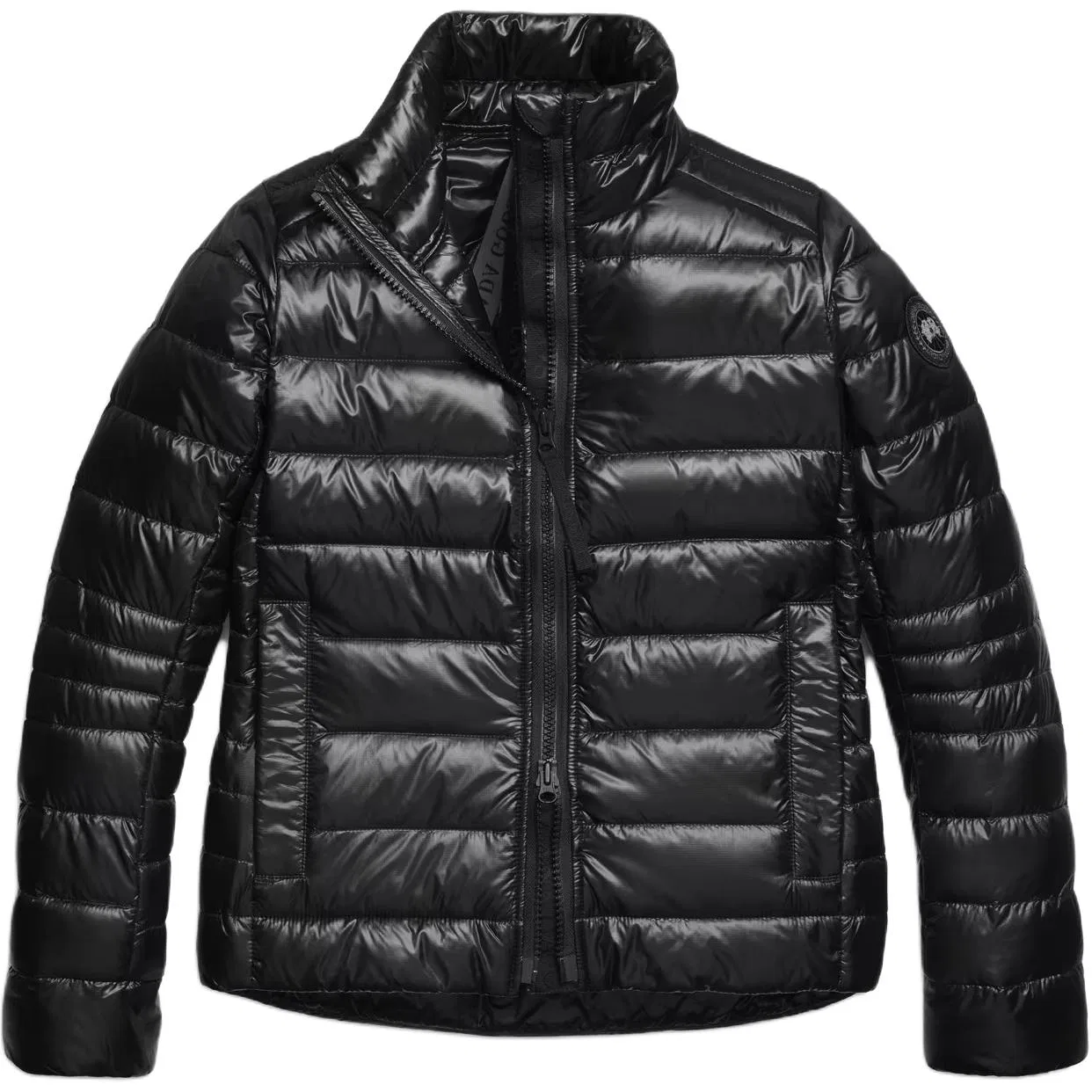 Женское пуховое пальто с принтом Canada Goose, Black
