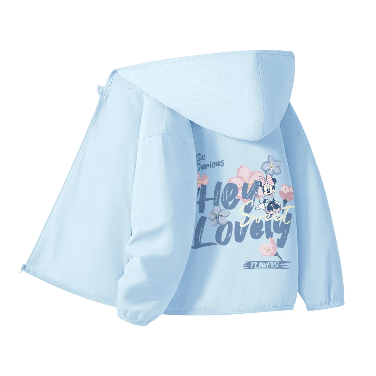Детская ветровка с защитой от солнца, Crew Neck, Disney, Light Blue — фото 3