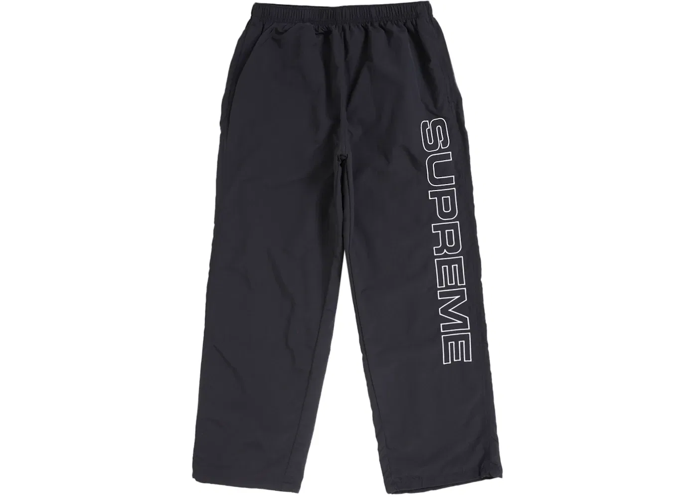 Мужские спортивные штаны с вышивкой Supreme Spellout Embroidered Track Pant (FW24) Supreme, Black