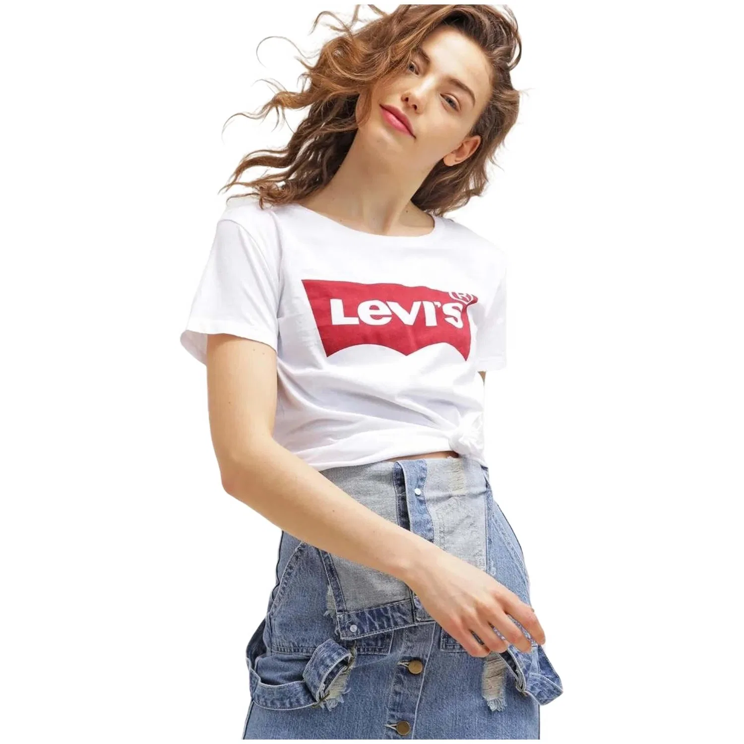 Женская футболка с коротким рукавом Levi's 17369-0053, Weiß — фото 4