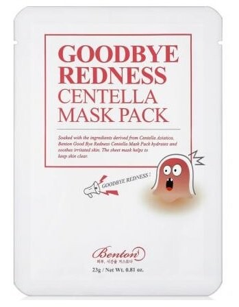 

Маска с центеллой BENTON Goodbye Redness