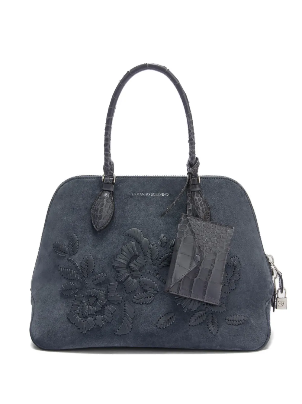 

Сумка-тоут Orsetta с вышивкой Ermanno Scervino, серый