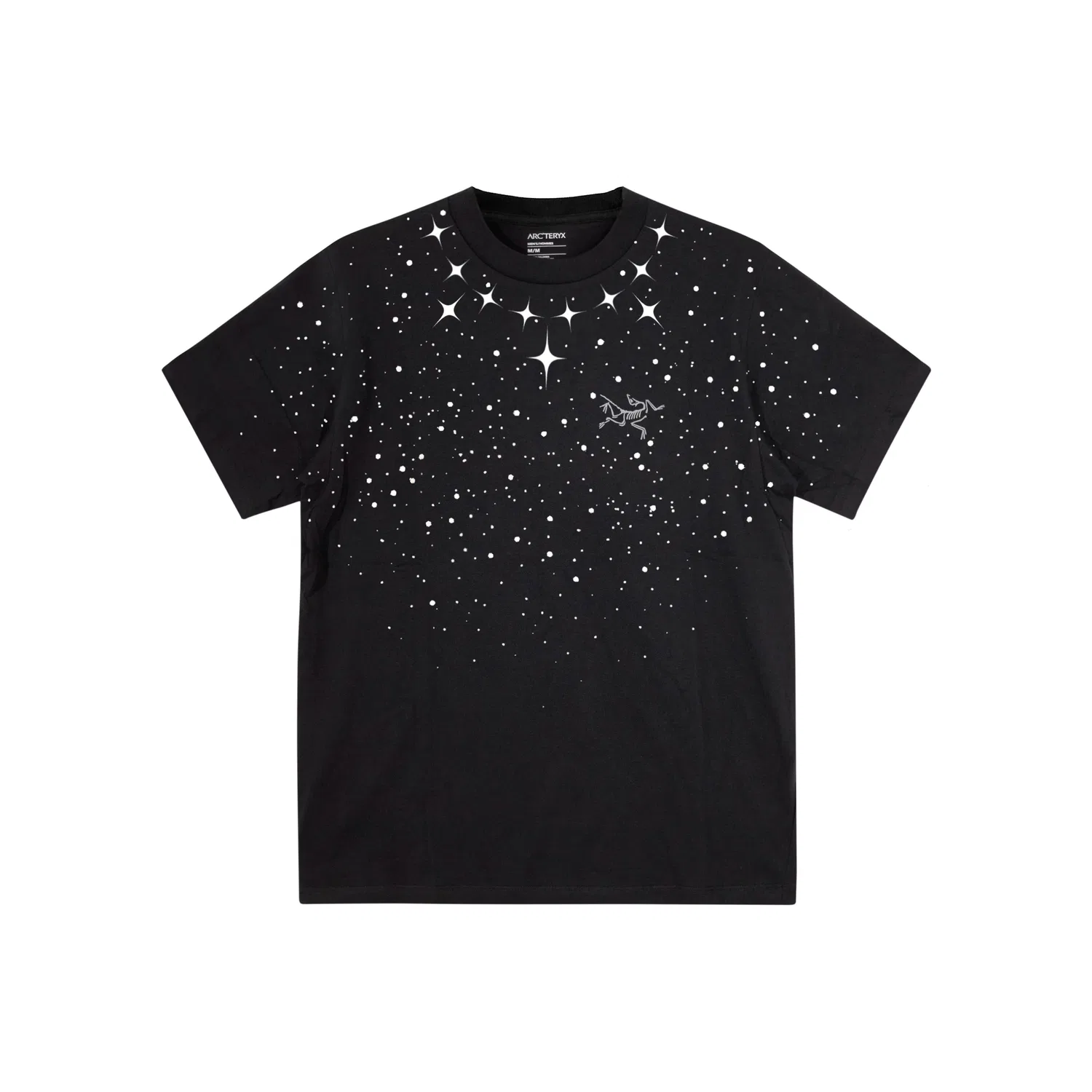 Унисекс-футболка с круглым вырезом KRAGG T Shirts Arcteryx, Black/Black