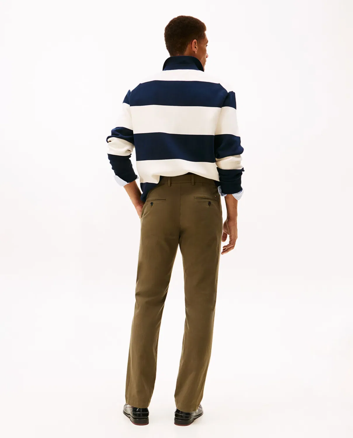 Мужские брюки-чинос из органического хлопка Denton Tommy Hilfiger, Verde Militar — фото 3