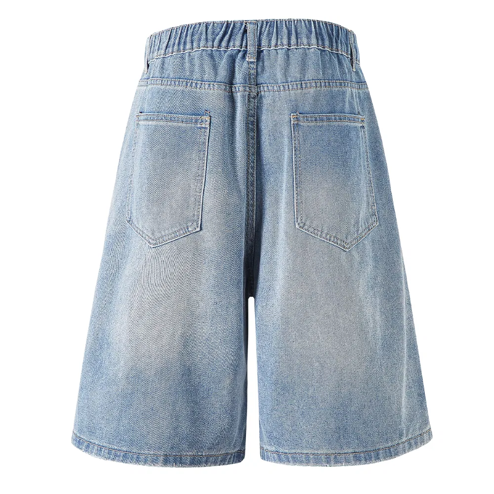 Детские джинсовые шорты прямого кроя Unisex Moderate Straight Fit, PAL ONGACO, Blue — фото 3