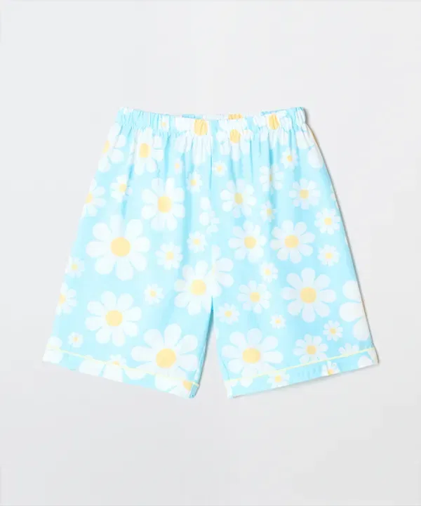 Пижама детская с коротким рукавом, Twitty Blooming, Spao Kids, голубой — фото 3