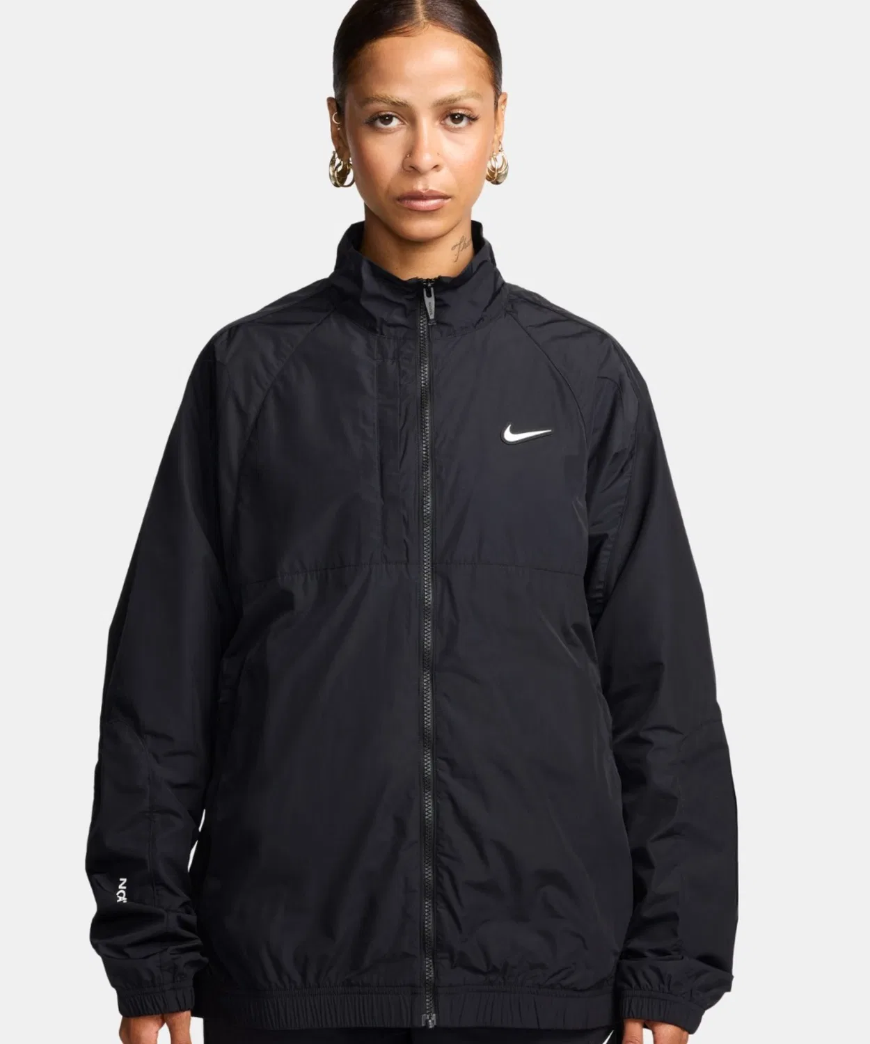 Мужская куртка из нейлона с принтом Nike NOCTA CS Track Jacket, Black — фото 3