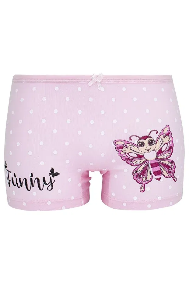 Детский комплект боксеров для девочек с принтом Happy Butterflies Biyokids, Multicolor — фото 3