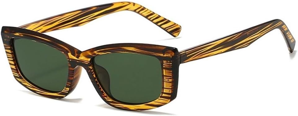 

Винтажные женские солнцезащитные очки «кошачий глаз», модные гелевые солнцезащитные очки с защитой от УФ-излучения UV400, модные мужские солнцезащитные очки с градиентным переходом цвета SKFGNX, Stripe Dark Green