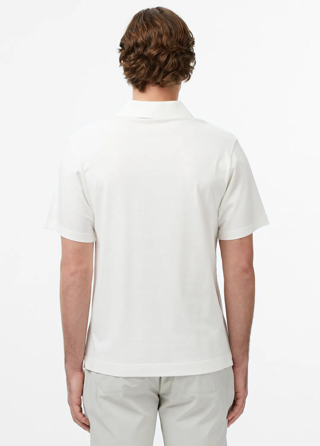 Поло Lacoste Paris Classic Fit, белый — фото 2