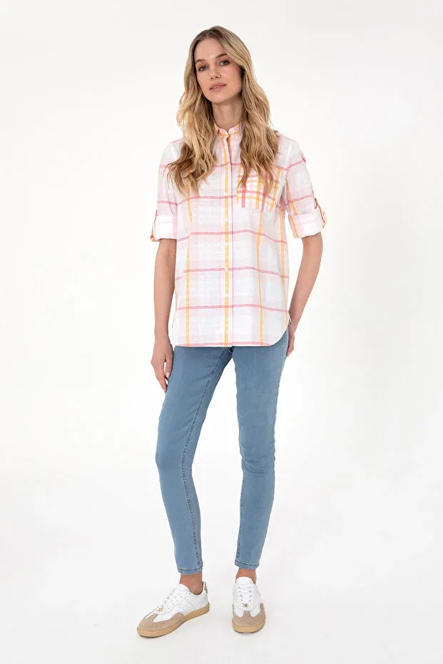 Женская туника с длинным рукавом U.S. Polo Assn., Dark Pink — фото 4