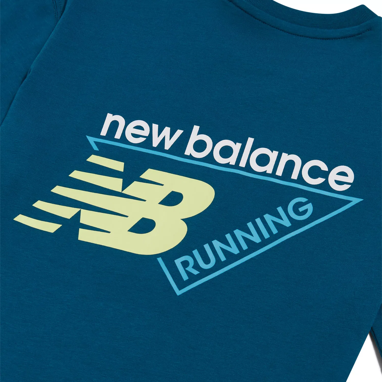 Детская футболка с принтом три-логотипа Classic Tri-Logo Graphic New Balance, Streamsong — фото 4