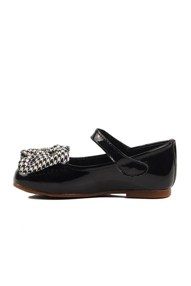 Детские балетки для девочек из лакированной кожи Rocky, Black Patent Leather — фото 2