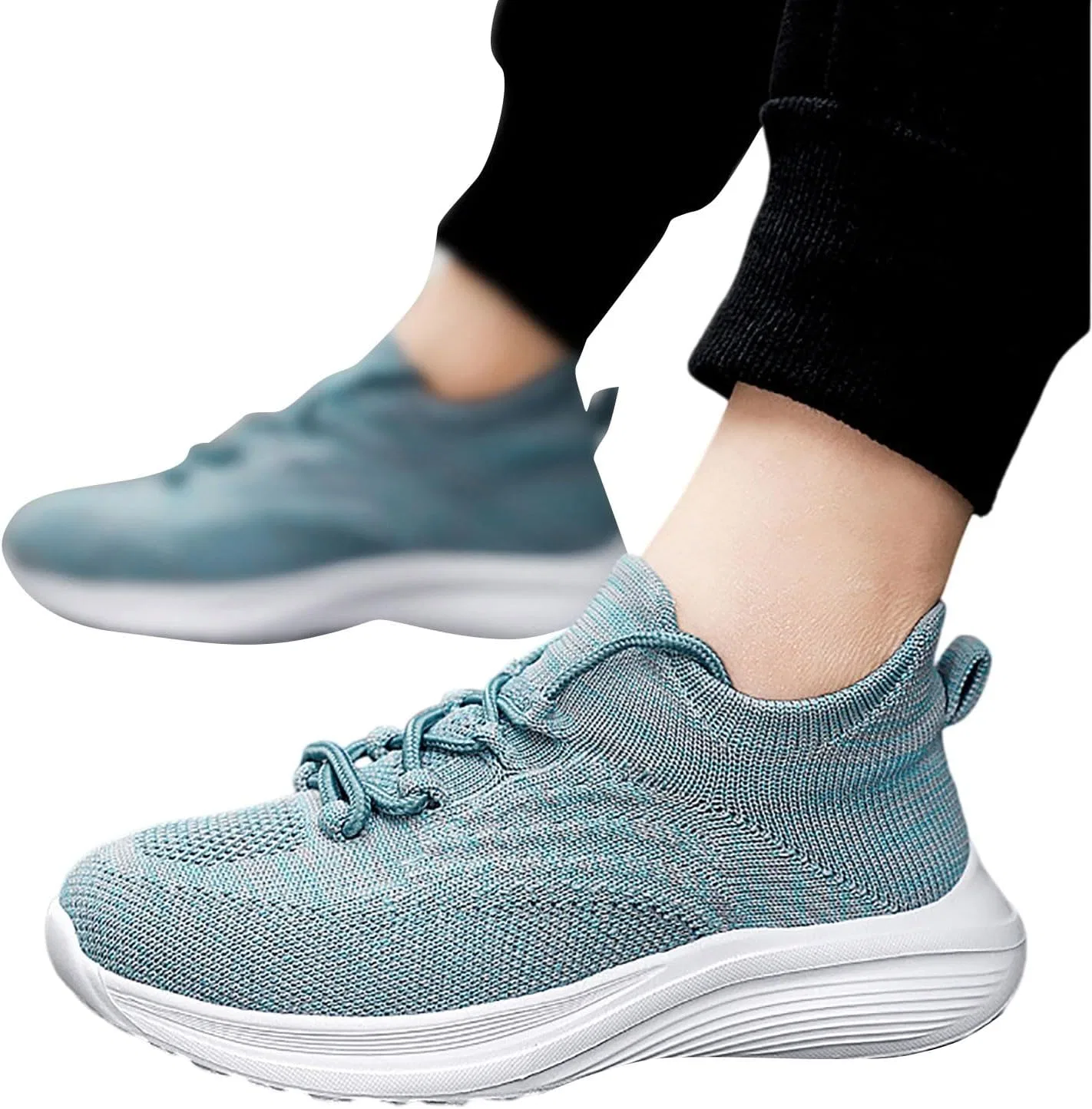 Детские кроссовки для мальчиков с сетчатым верхом School Sneakers, Light Blue — фото 2