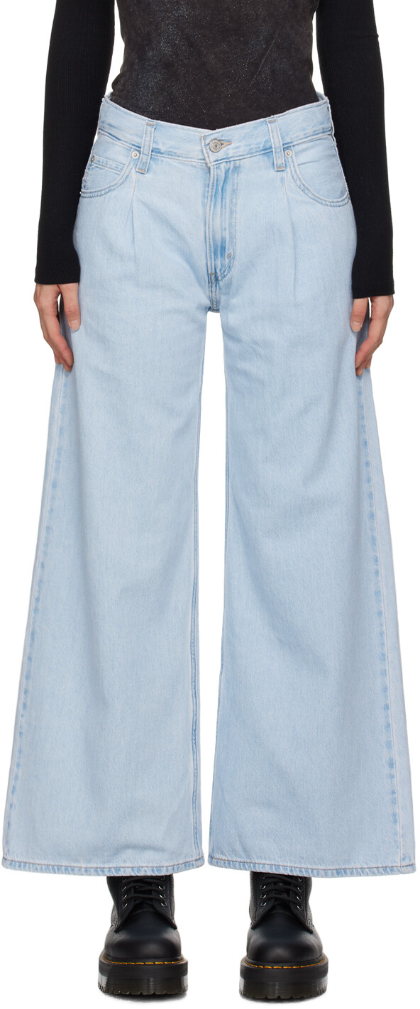 

Синие широкие джинсы Baggy Dad Levi'S, цвет Never going to change