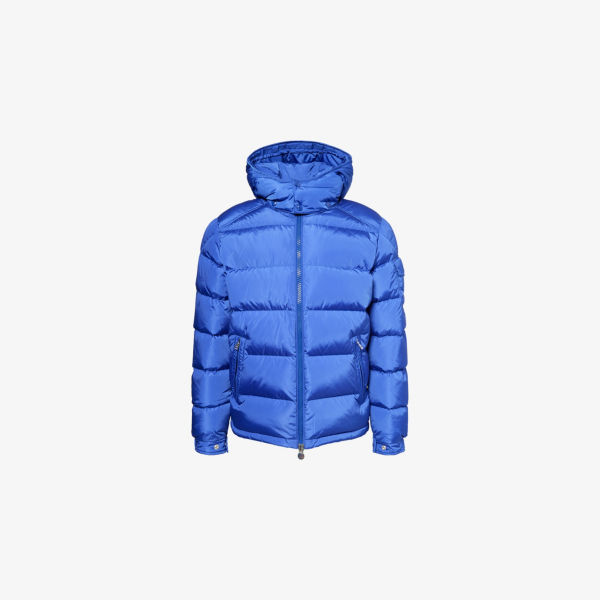 

Утепленная куртка Maya с наполнителем из нейлона и пуха Moncler, синий