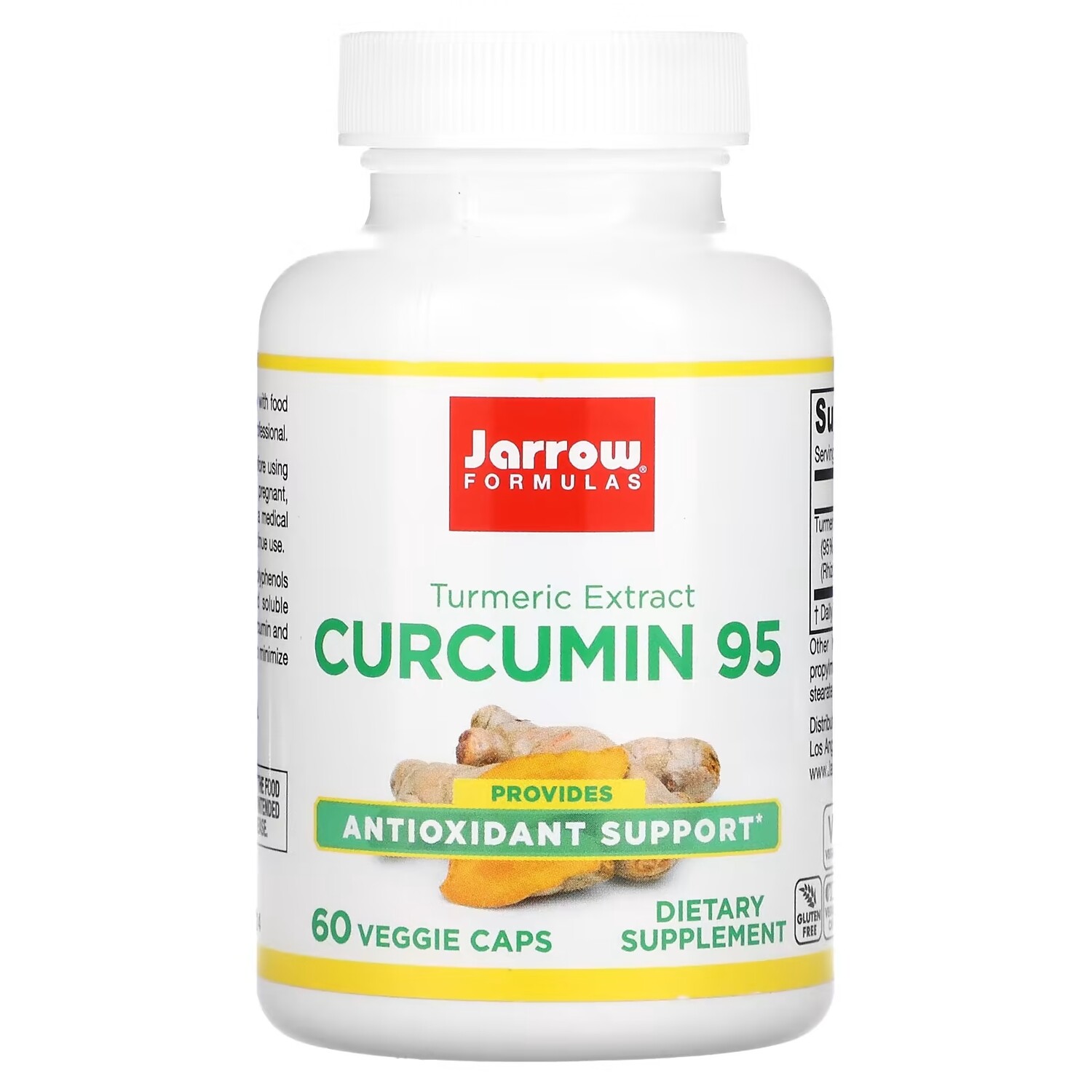 

Экстракт Куркумы Jarrow Formulas 95, 60 растительных капсул