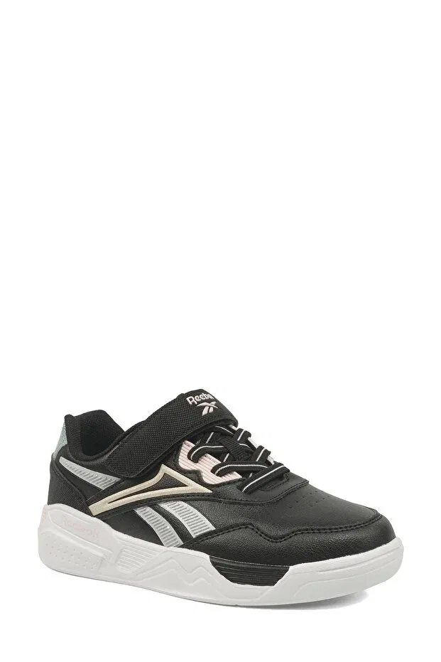 Детские кроссовки для девочек на шнуровке Reebok, Black-102156479 — фото 2
