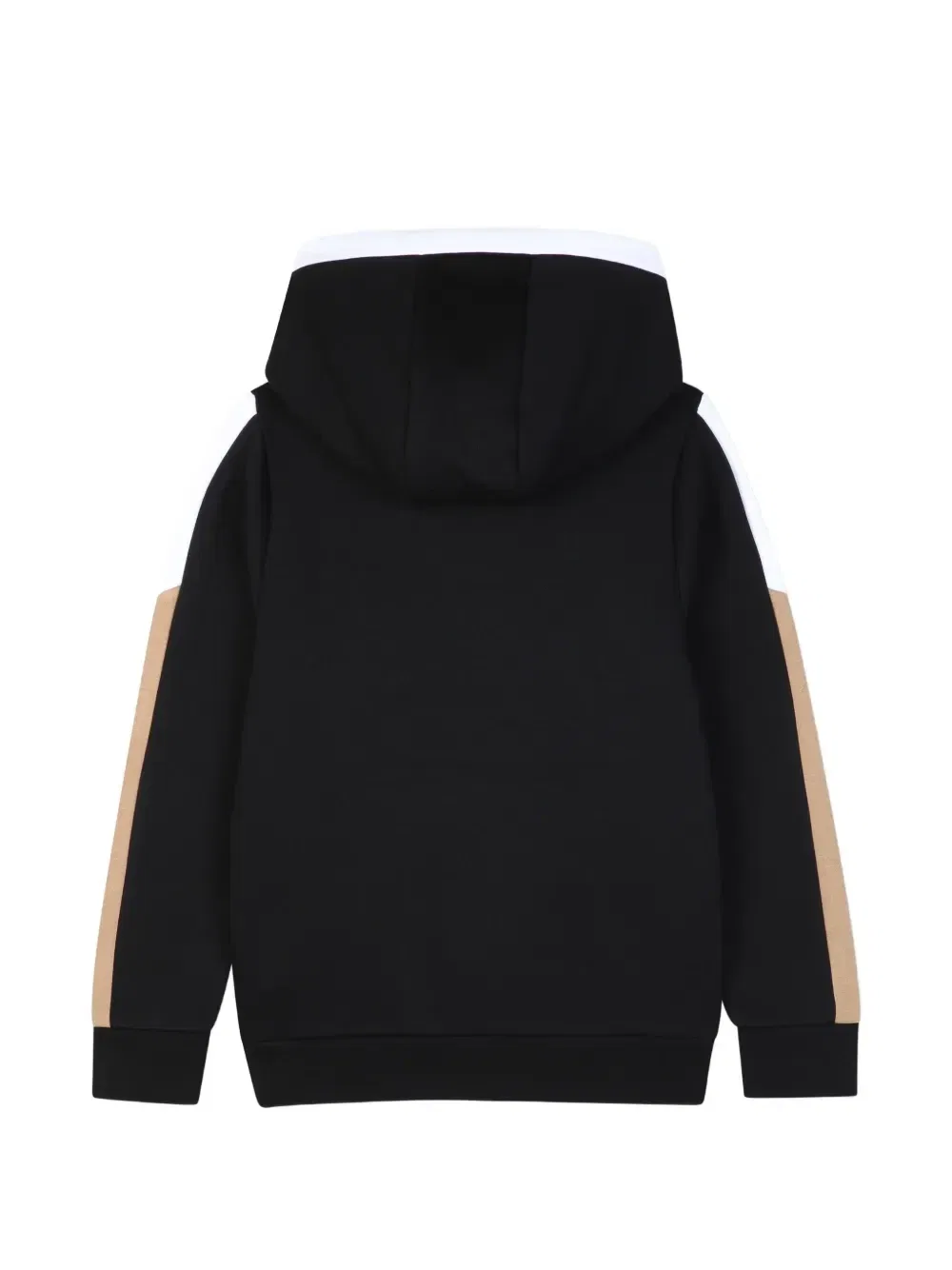 Худи на молнии с логотипом Boss Kidswear, черный — фото 2