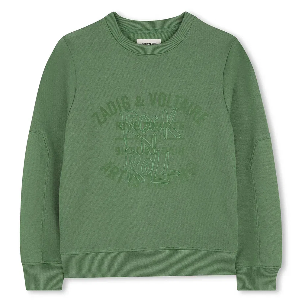 Свитшот X60583 Zadig & Voltaire, зеленый