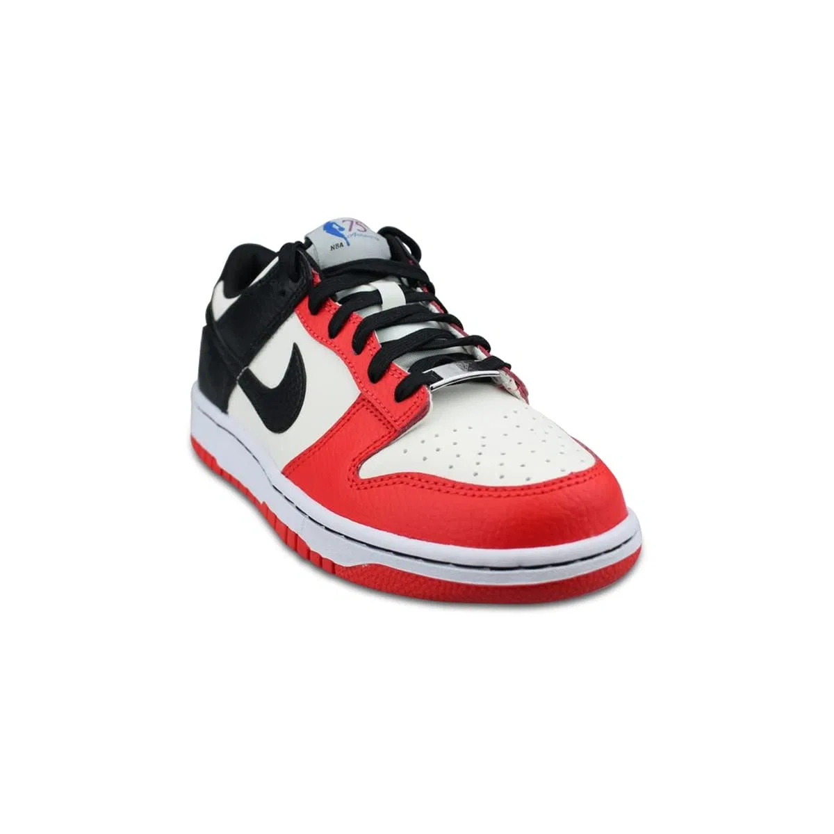 Детские кроссовки с принтом Dunk Low Gs NIKE, White Laser Fuchsia — фото 3