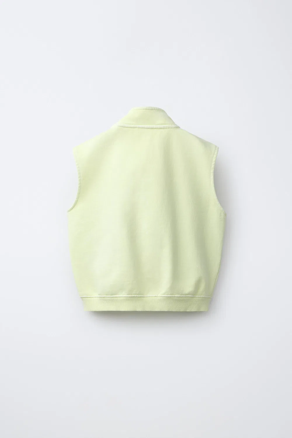 СВИТШОТ ЖИЛЕТ ZARA, Lime — фото 2