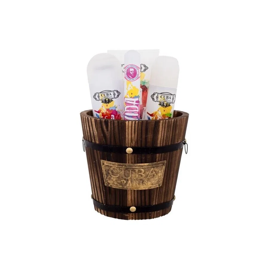 Парфюмерный набор Cuba La Vida Gift Set, 100 мл + 35 мл + 200 мл + 200 мл