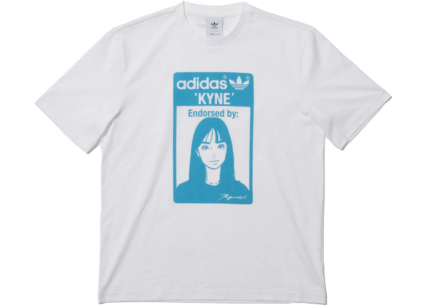Мужская футболка с принтом Adidas Stan Smith Kyne, White/Blue