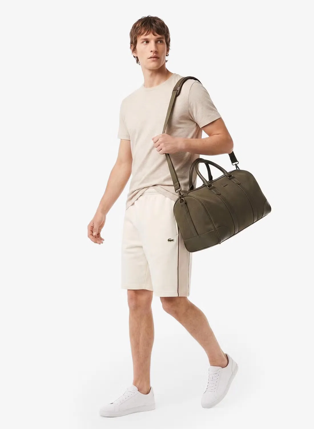 Шорты из флиса с цветными блоками Lacoste, розовый — фото 3