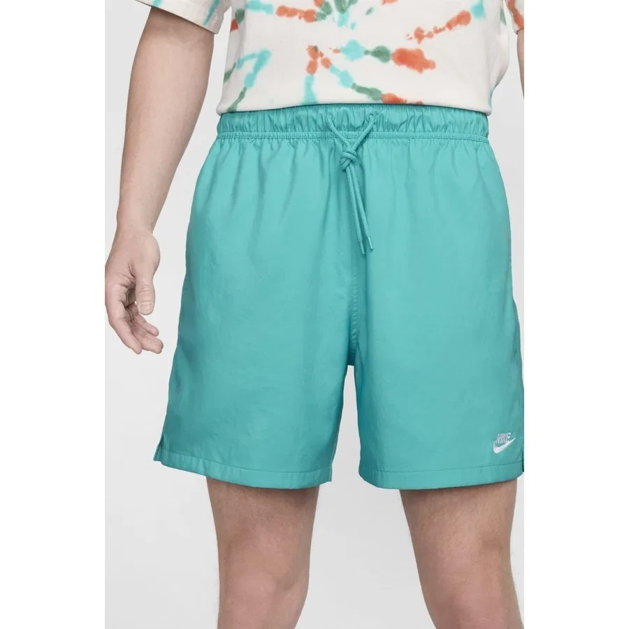 Шорты спортивные с сетчатым подкладом Sportswear Club Flow Versatile Weave Nike, Бирюзовый — фото 2