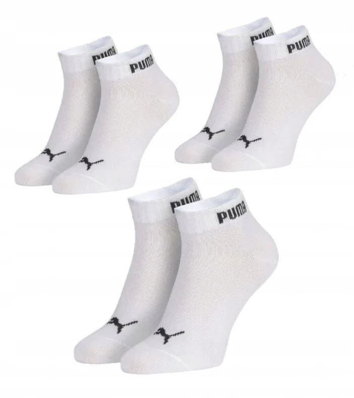Детские носки с логотипом Puma, 3 пары, Puma, Bunt