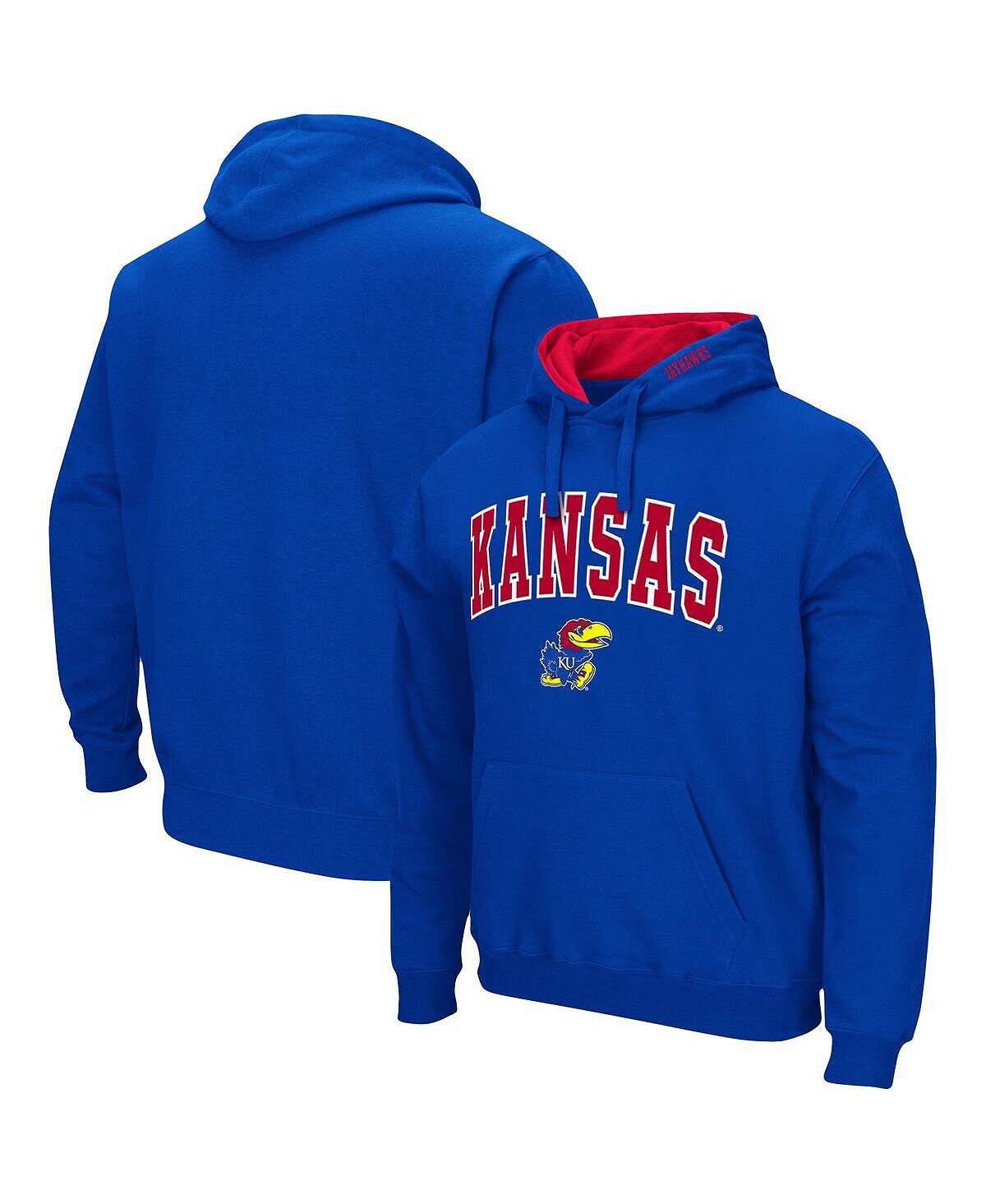 

Мужская толстовка с капюшоном royal kansas jayhawks arch logo 3.0 Colosseum