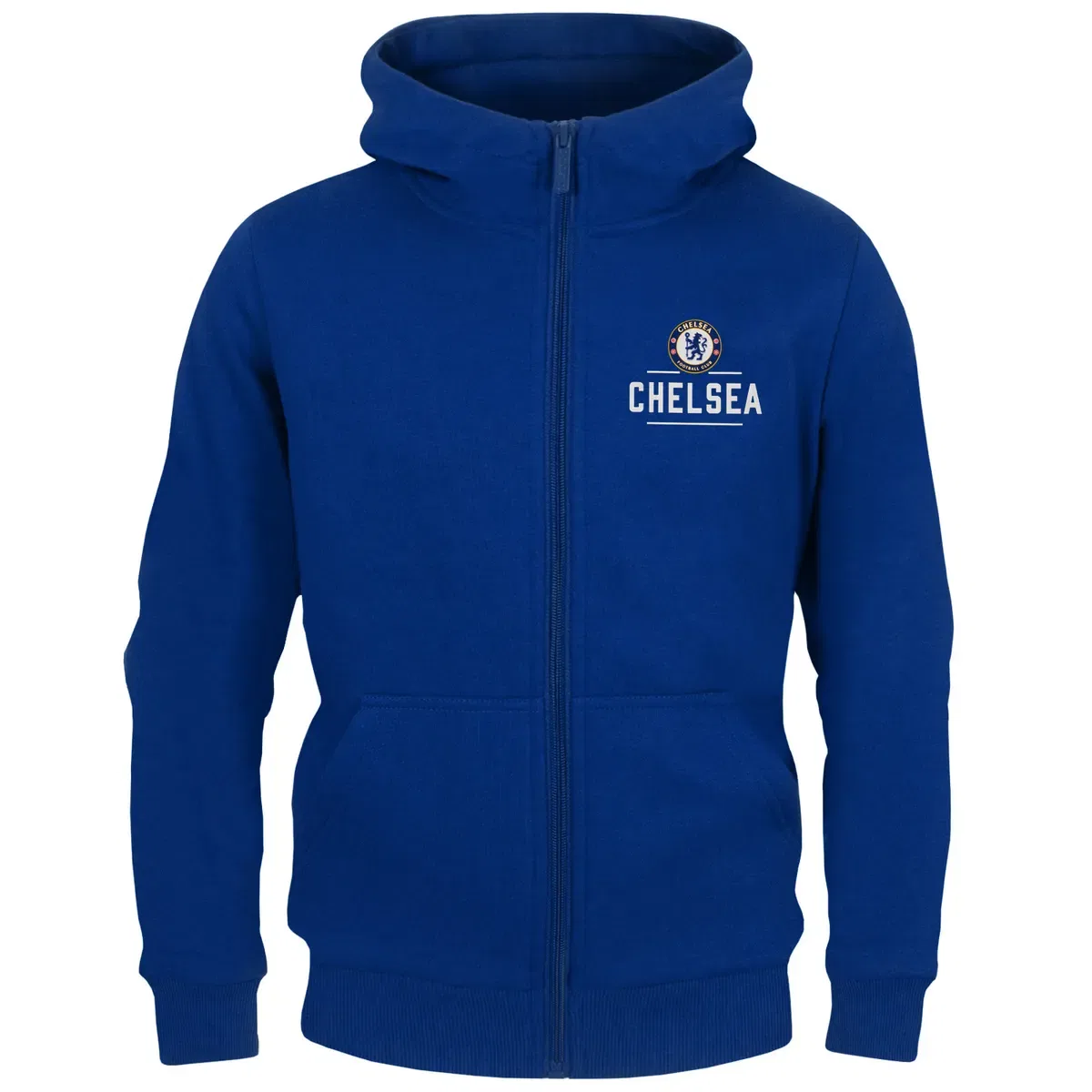 Детский худи на молнии Chelsea Fc, Royal