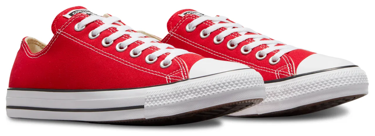 Кроссовки для мальчиков All Star Low Top Converse, красный/белый — фото 3