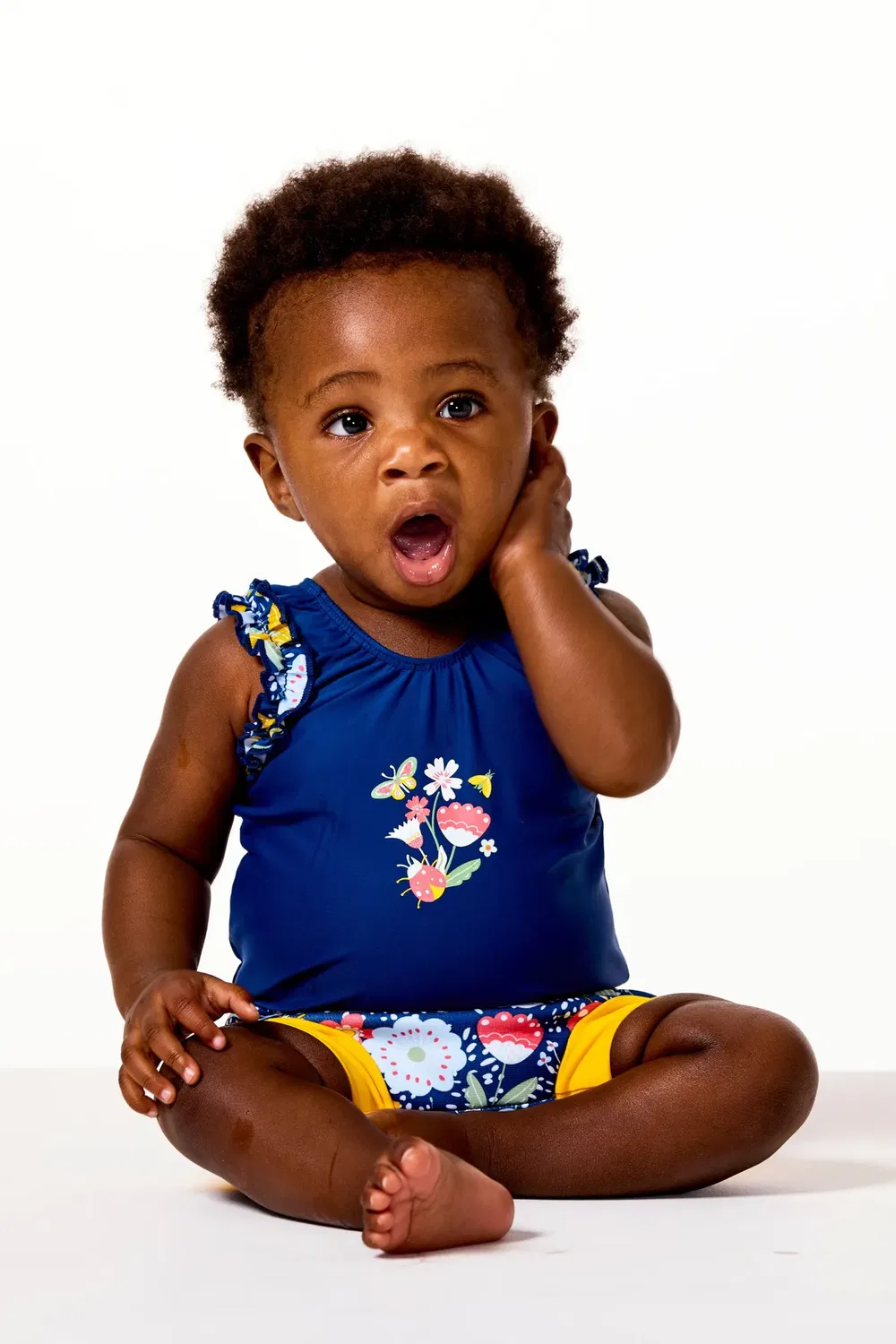 Костюм для плавания с подгузником Happy Nappy Garden Delight Splash About, Multi — фото 3