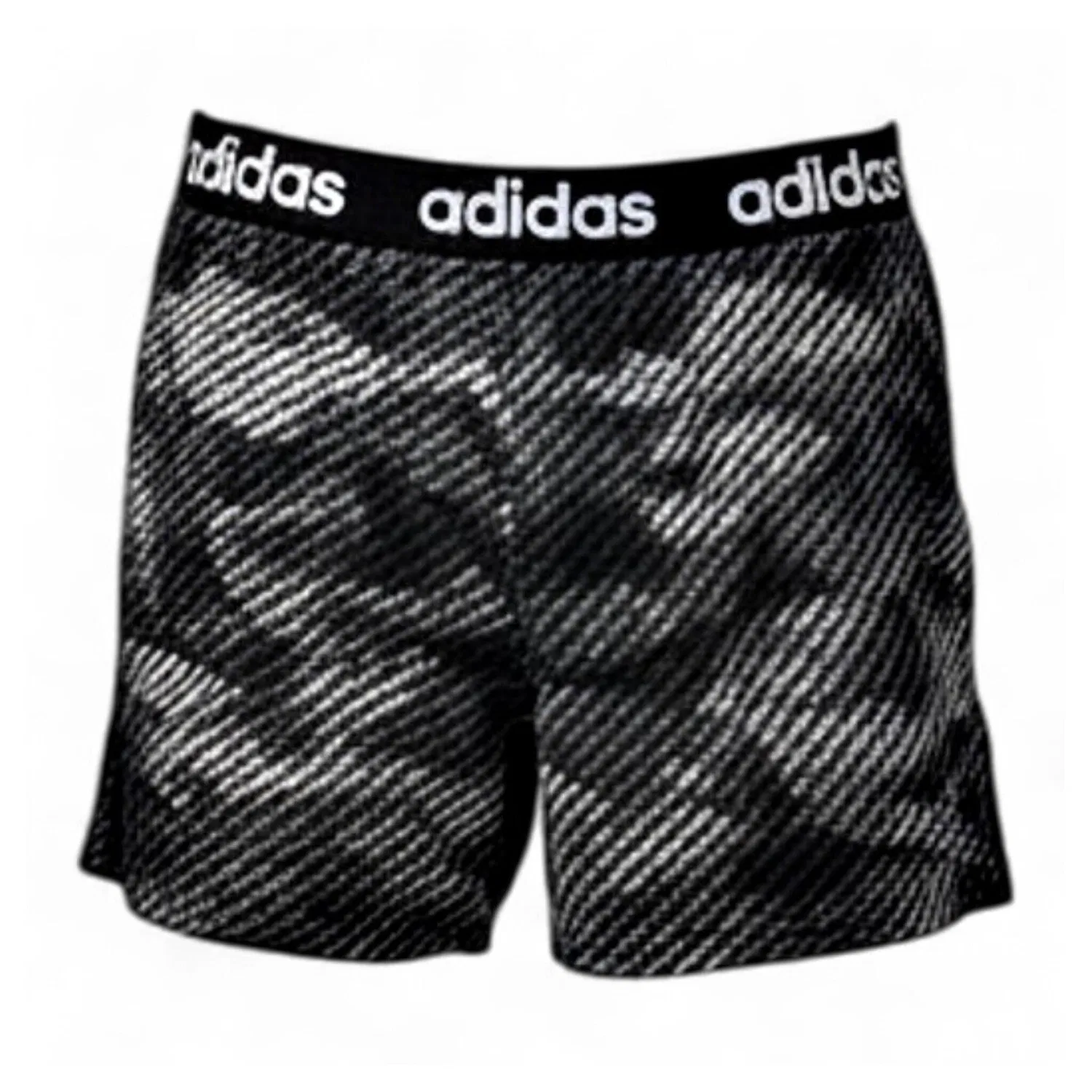 Мужские боксеры с принтом Essentials AOP 2er Pack Adidas, Schwarz — фото 2