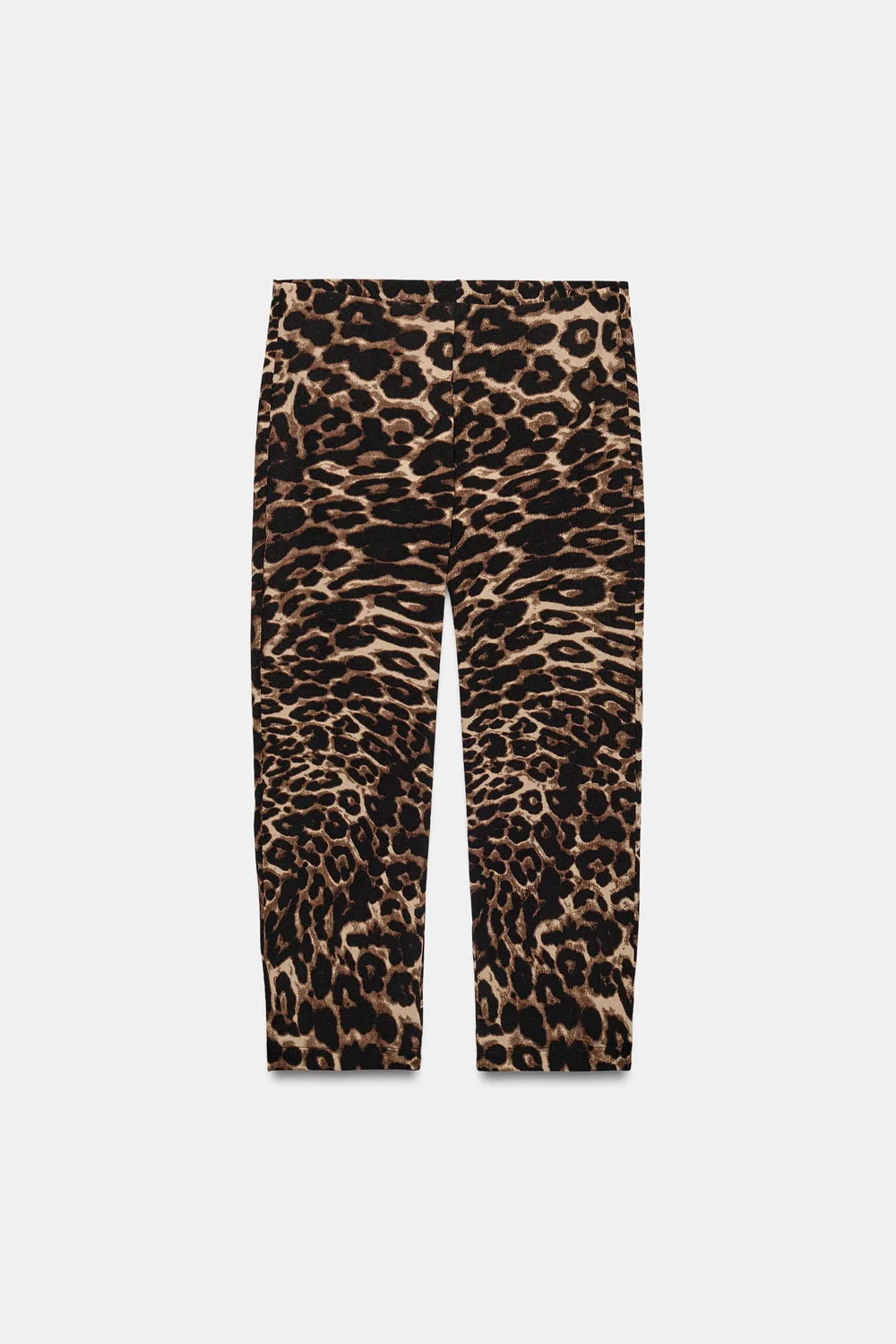 Эластичное платье-капри ZARA, Leopard — фото 2