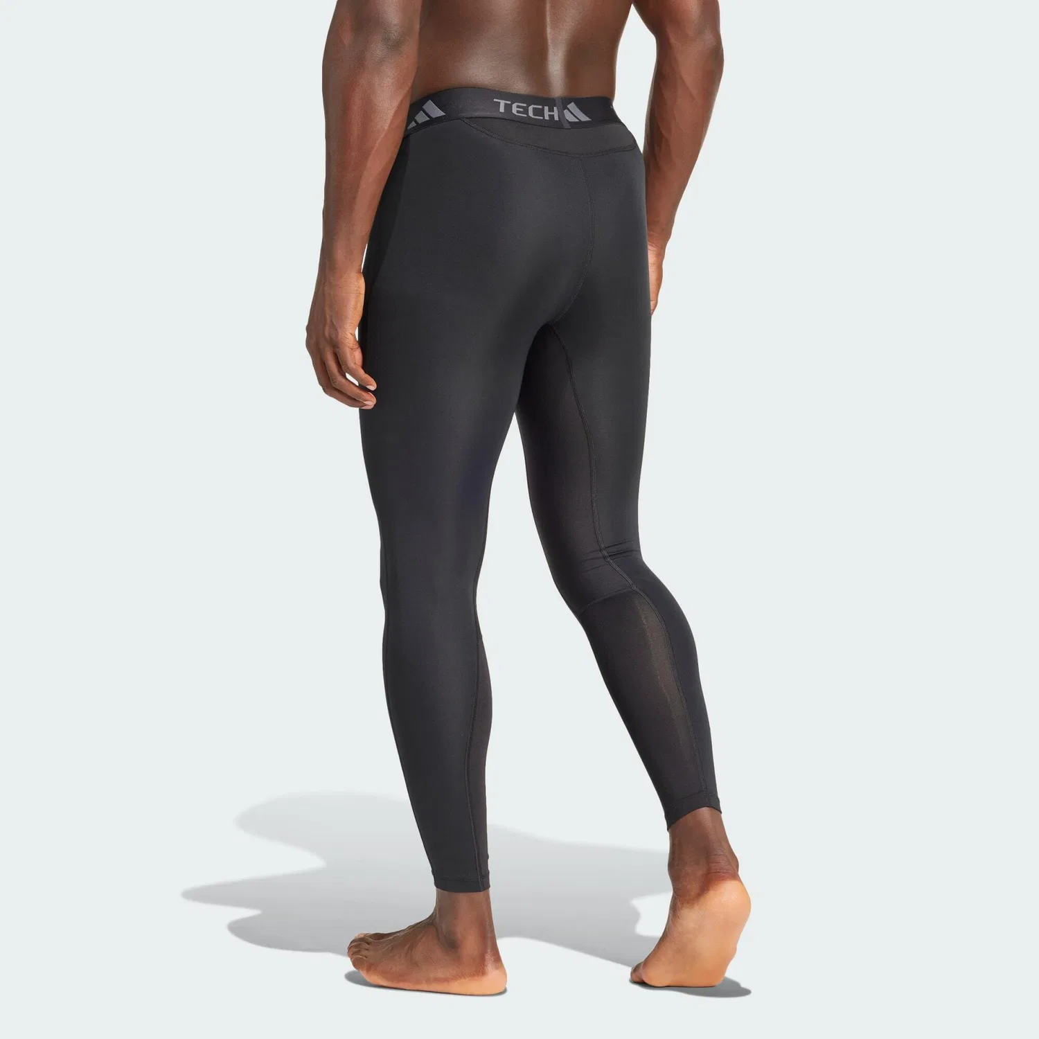 Женские компрессионные леггинсы для тренировок TECHFIT Adidas, Schwarz — фото 3