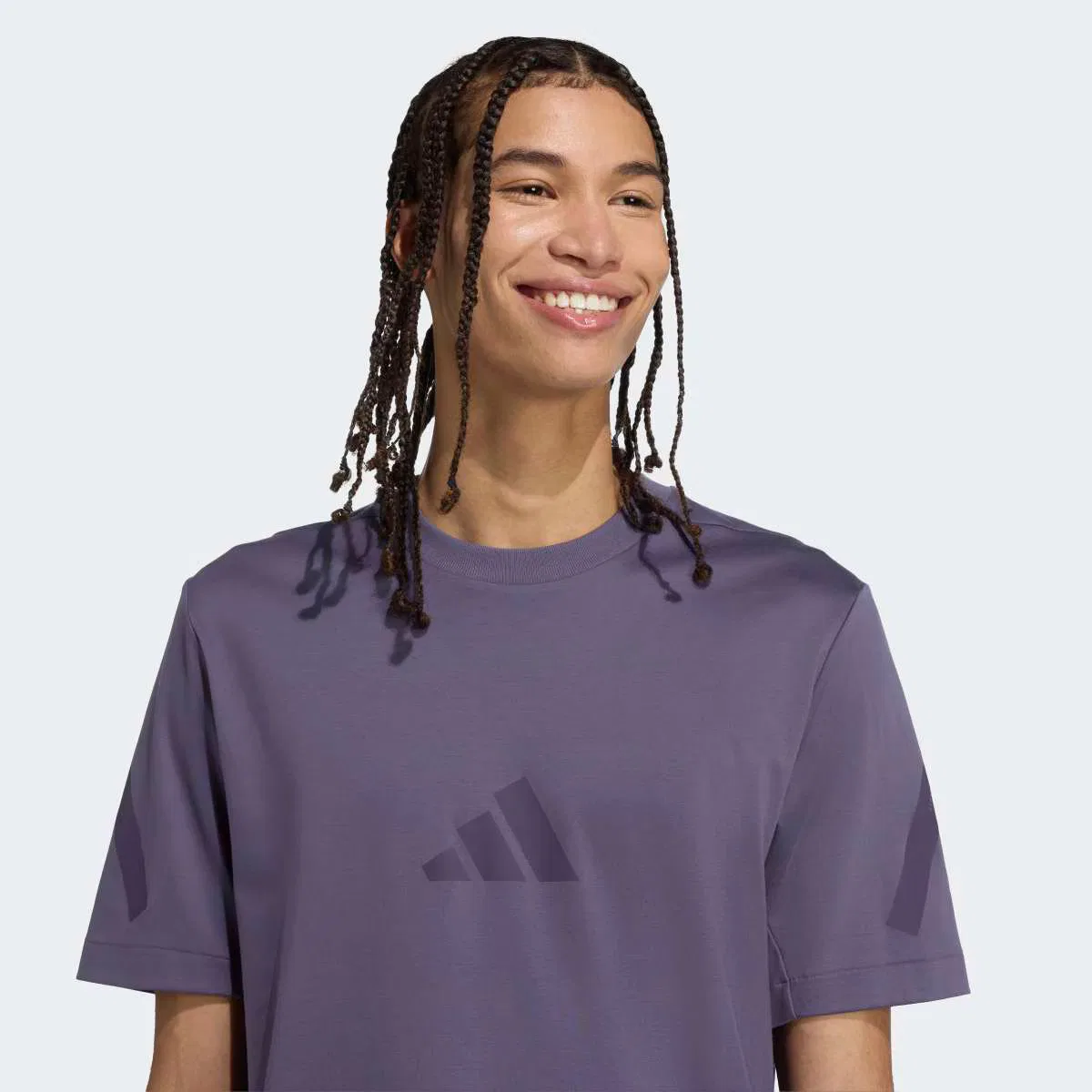 Мужская футболка, Z N E, adidas, фиолетовый — фото 4