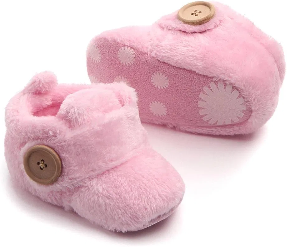Детские туфли для девочек с круглым носком, модель Size 7 Girls Dress Shoes, Pink — фото 4