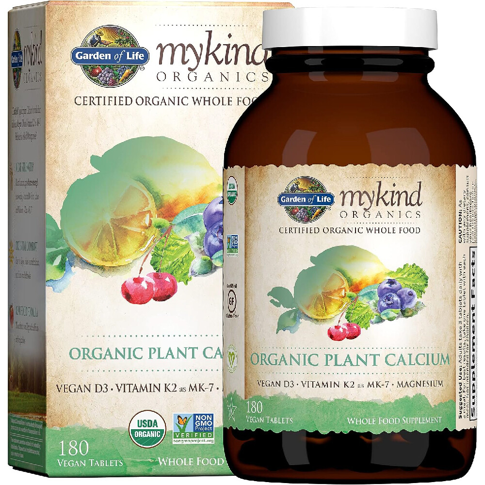 

Кальций+ D3+ К (MK7) Garden of Life mykind Organics Plant Calcium Supplement, 180 шт.