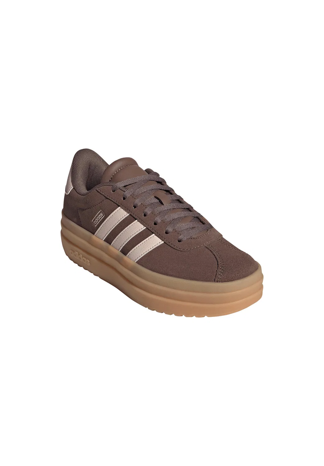 Детские кроссовки с текстильным верхом VL Court Bold Adidas, Braun / Rosa