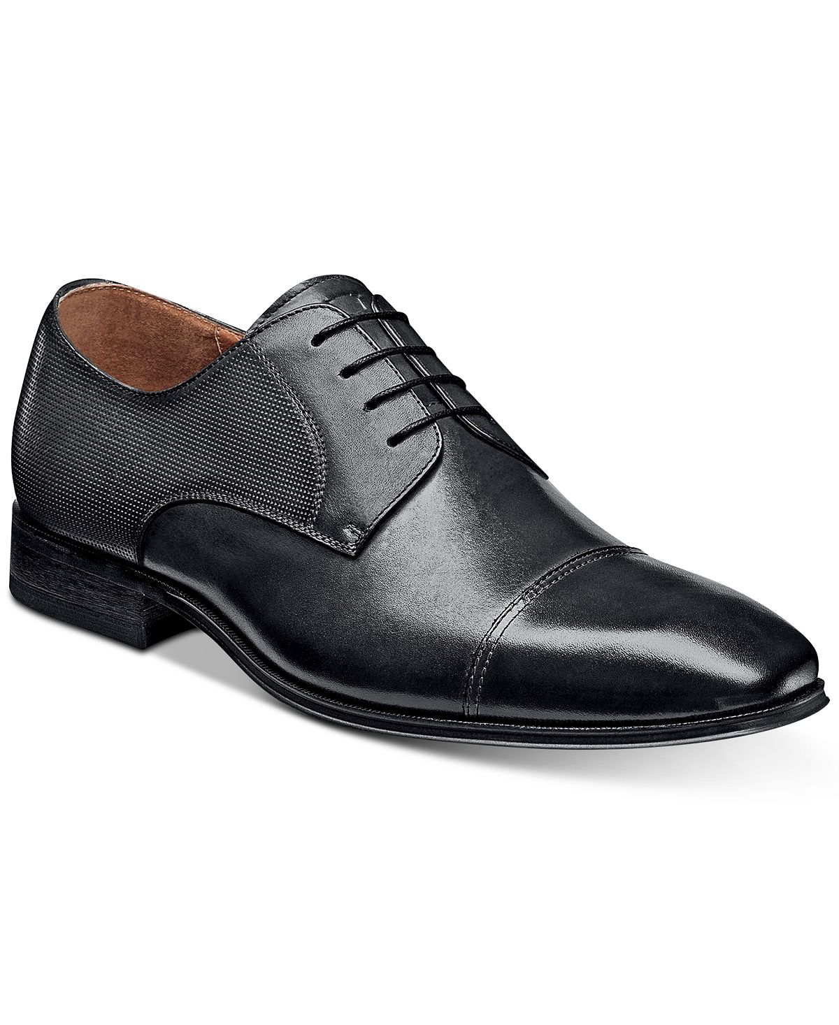 Мужские оксфорды calipa cap-toe, созданные для macy's Florsheim, черный - фото