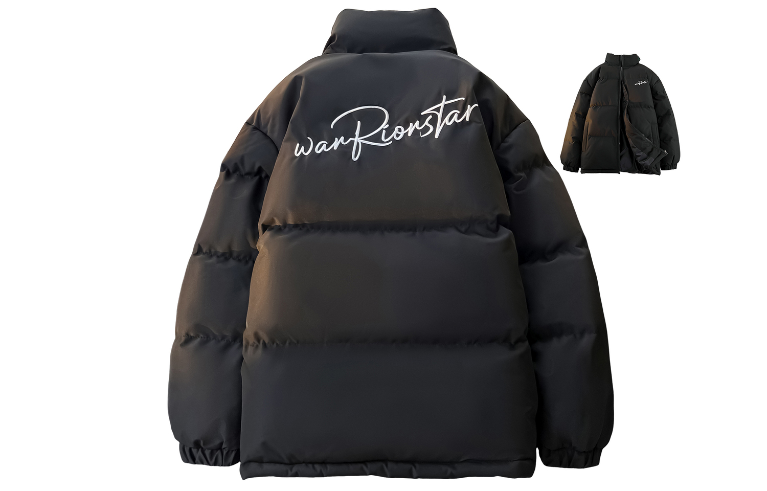 

WARRIOR Пуховик Unisex, Black White