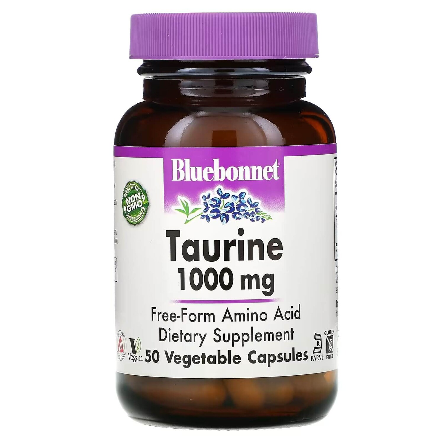 

Таурин 1000 мг Bluebonnet Nutrition, 50 капсул