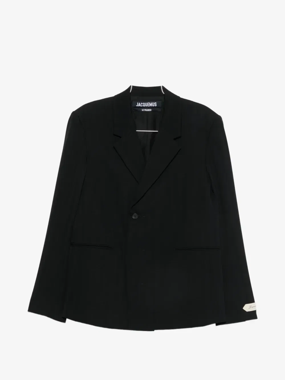 Двубортный блейзер JACQUEMUS, синий