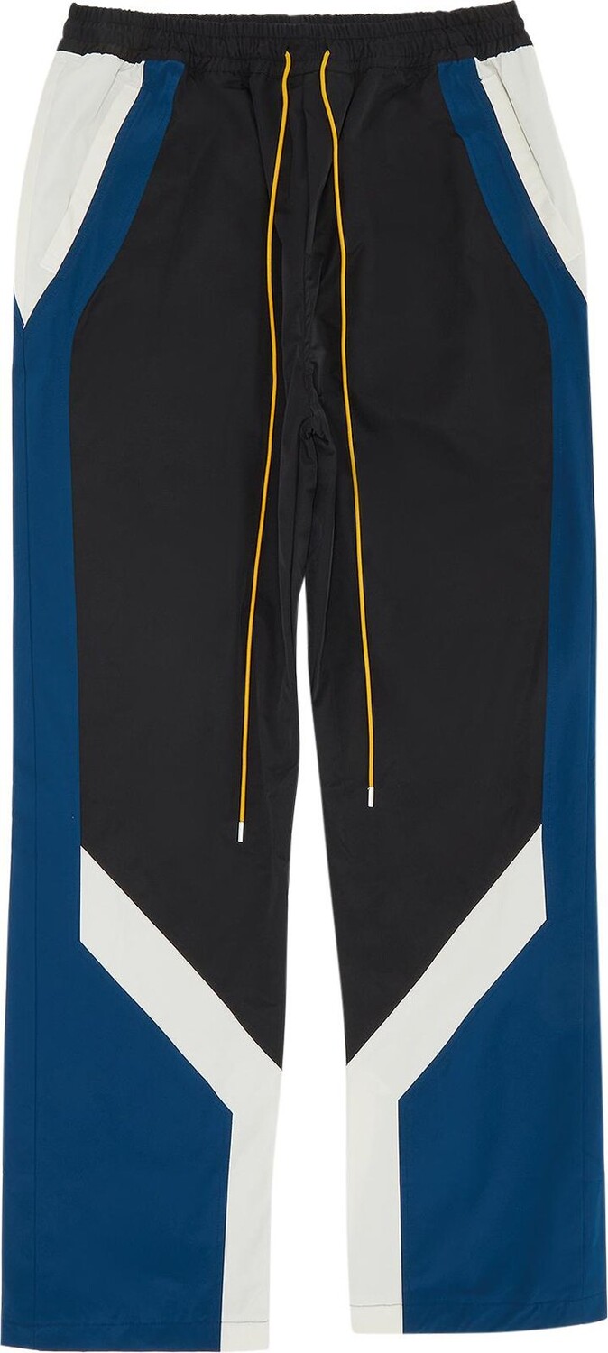 

Брюки Rhude Color Blocked Track Pant 'Black/Creme', черный